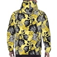 thumbnail image 7 of Fotbe Men's Hoodie with Orchids Flowers Pattern - Kangaroo Pocket Pullover Hooded Sweatshirt, Perfect for Daily Wear, Travel, and Home-Large, 7 of 7