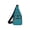 🥝 Green_Hot#665, variant on Sling Bag Crossbody Chest Bag Multi Pocket Nylon Shoulder Backpack Water Resistant Travel Hiking Outdoor Casual Daypack Work Delivery Organizer