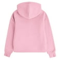 thumbnail image 3 of REDARER Girls Zip Up Hoodie, Solid Color Pullover for Kids, Cozy Fall Winter Casual Sweatshirt,Size:13-14 Years, 3 of 4