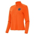 thumbnail image 2 of Women's-Antigua  Orange New York City FC Tribute Half-Zip Pullover, 2 of 3