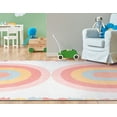thumbnail image 4 of Well Woven Crescent Rainbow Pink & Orange Multicolor 6' x 9' Apollo Kids Collection, 4 of 9