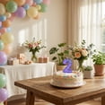 thumbnail image 3 of Birthday Number Candle, Glitter Purple Crown Design, 1 Piece, Suitable for Kids 2nd Birthday Party Cake Decoration, 3 of 6