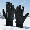thumbnail image 6 of Hellosay Ski Snow Warm Gloves for Men Thermal Warm Touch Screen Gloves Christmas Gifts Gray, 6 of 10