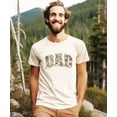 thumbnail image 4 of Dad Shirt for Men Retro Camo Hunting Graphic Tee Camouflage Military TShirt Natural Shirt Adult Small, 4 of 6