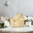 thumbnail image 5 of Steadline Ceramic LED Christmas Bell Ornament - Light-Up Star Decor with Built-in Battery - Holiday Tabletop Display - Seasonal Home Party Decoration - Festive Night Light, 5 of 6