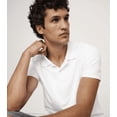 thumbnail image 2 of Banana Republic Cotton Monogram Pique Polo, Size XL, White, 2 of 3
