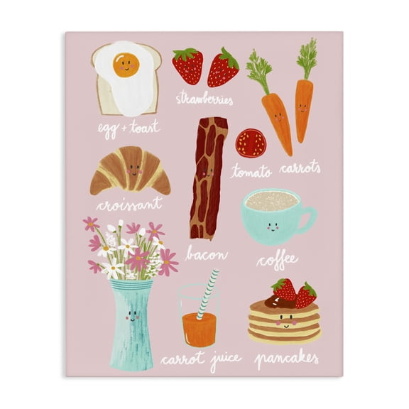 Stupell Industries Eclectic Lush Summer Breakfast Canvas Art, 16 x 20, by Metka Hiti