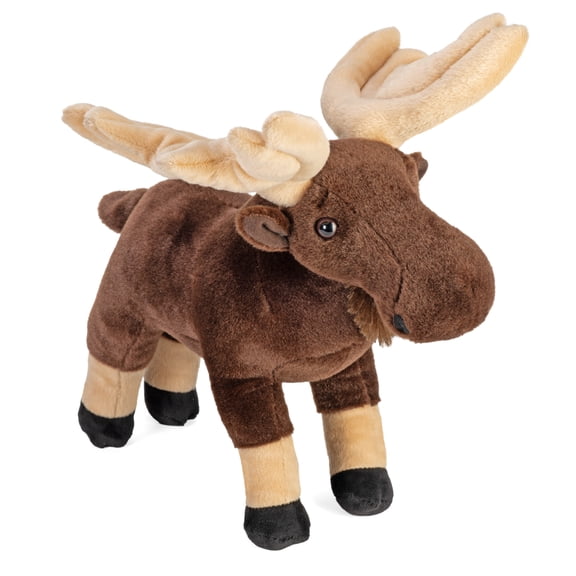 Wild Republic Moose Stuffed Animal, Plush Toy, Gifts for Kids, Cuddlekins 12 Inches