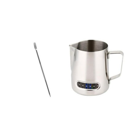 

Expresso Milk Frothing Pitcher Jug with Thermometer with Latte Art Pen Tool