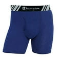 thumbnail image 4 of Champion Men's Everyday Fit  Boxer Briefs Black/Gray/Blue, XL, 4 of 6