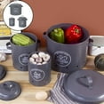 thumbnail image 1 of Onion Kitchen Food Crisper Vegetable & Kitchen food container Fruit Saver Container Fresh Storage Grey, 1 of 8