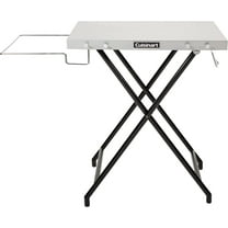 Cuisinart Fold ‘n Go Prep Table, Portable Folding Table and Grill Stand with Tool hooks, Trash Bag Holder, Paper Towel Rack