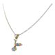 thumbnail image 2 of JOYARIS Mini Dije Colibri Esmaltado Hueco Oro 10k + Cadena Regalo DM-0001389, 2 of 2