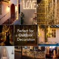 thumbnail image 3 of LINLIN 2 Pack Fairy String Lights, 120LED 12M/40Ft 8 Modes USB Plug in Powered Lights Waterproof Outdoor/Indoor Copper String Lights with Remote Timer for Bedroom, Party, Wedding, Christmas, 3 of 7