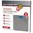 thumbnail image 2 of SmartHeart Talking Digital Weight Scale | 438 lbs / 199 kg Capacity | Audible Weight Announcements for Visually Impaired | Measurement Modes: LBS or KG  | 1-Year Warranty, 2 of 11