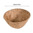 thumbnail image 2 of Forro de repuesto de fibra para macetas de plástico para macetas, plantación de balcón, palmera de coco, maceta para colgar en la pared, 40 cm Advancent HA3283-03B, 2 of 6
