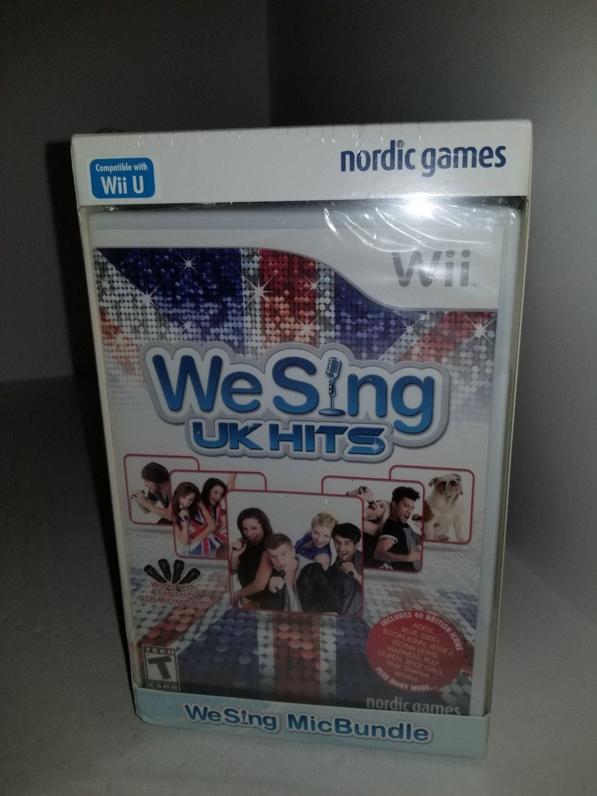 We Sing Pop Game + 2 Mic Wii U Bundle Edition W/2 TWO Microphones