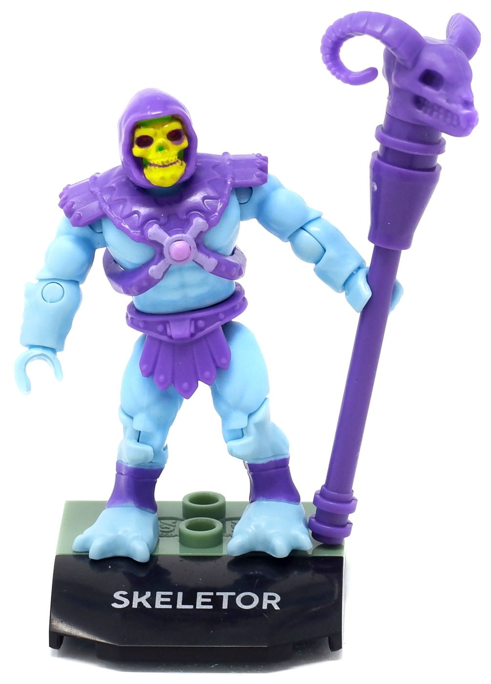 mega construx pro builders masters of the universe skeletor's havoc staff