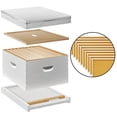 thumbnail image 5 of Honey Keeper Beginner Beehive Kit, Fully Assembled and Painted Hive Body 10 Frame Starter Set - White, 5 of 6