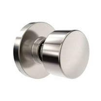 Delaney Brookhaven Dummy Door Knob in Satin Nickel with Round Trim