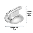 thumbnail image 2 of NATEFEMIN Silver Stove Knobs for Select Models, Heat-Resistant & Non-Toxic, Perfect for Health-Conscious Cooks, 2 of 7
