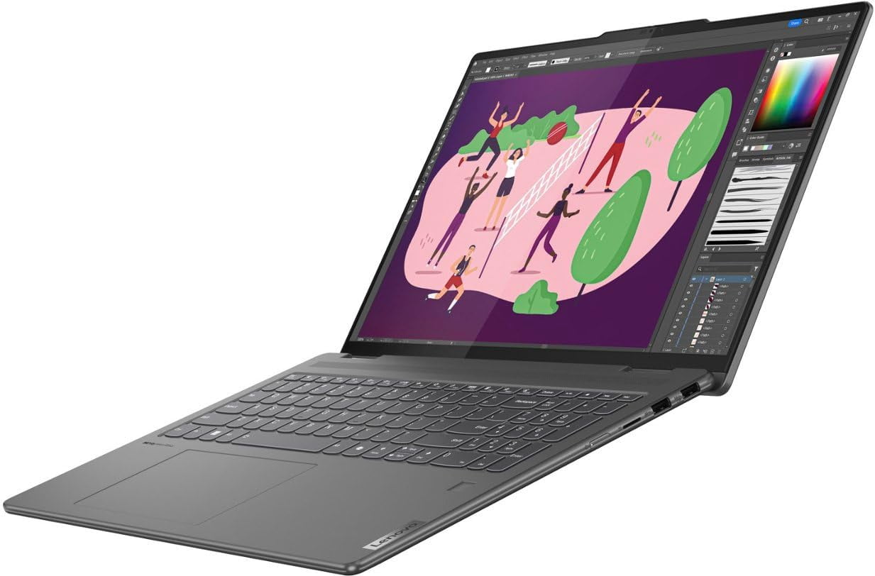 Lenovo Yoga 7 2-in-1 Laptop 16" WUXGA IPS Touchscreen 12-Core Intel Ultra 7 155U 16GB LPDDR5 1TB SSD Intel Graphics Thunderbolt 4 Wi-Fi 6E Backlit Keyboard Fingerprint Win10 Home w/ONT 32GB USB