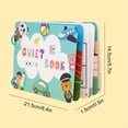thumbnail image 3 of Libro ocupado Montessori para que los niños desarrollen habilidades de aprendizaje, libro educativo ocupado, libro de actividades de aprendizaje preescolar, regalos de juguete para niños y Wmkox8yii HAHFKSH1579, 3 of 9