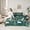 Teal, variant on Manfei Boho Jungle Animal Twin Bedding Sets 7-Piece for Child, Squirrel Fox Butterfly Bedding Comforter Set, Rustic Farmhouse Reversible Sheet Sets, Breathable Home Decor