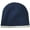 True Navy, variant on Fine Acrylic Performance Beanie Hat - Black