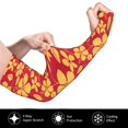 thumbnail image 3 of Uemuo Red Vintage Flowers Printed Arm Sleeves, Cooling UV Sun Protection Sports Compression for Men/Women, 3 of 8