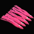 thumbnail image 5 of Fishing Squid Skirts Octopus Lures, 30pcs Glow Soft Plastic Fishing Bait Trolling Lure Saltwater for Bass Salmon Trout Multicolored 7cm 9cm 11cm, 5 of 6