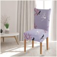 thumbnail image 4 of Printed Dining Chair Slipcovers Washable Softness Elastic Installation Chair Protector Banquet Chair Seat Cover for Hotel and Wedding Ceremony(Colour6,Set of 6), 4 of 7