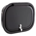 thumbnail image 1 of RecPro RV Baggage Door | Rounded Corners | Camper | Compartment Door | Black Fiberglass (12" W x 9" H) | Made in America, 1 of 4