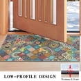 thumbnail image 3 of Multicolor Ethnic Geometric and Floral Pattern Door Rugs,Washable Non Slip Door Mats Indoor,Decorative Door Mats,Entry Mat Indoor for Entrance,Bedroom,Kitchen,Bathroom,17"x30", 3 of 6