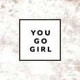 thumbnail image 2 of Ball, Susan 26x26 White Modern Wood Framed Museum Art Print Titled - You Go Girl, 2 of 4