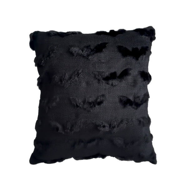 Decoraciones de Halloween Almohada de Halloween Al Aire Libre 18x18 Pulgadas Bat Pattern Almohada - Decoración de Halloween Decoración Del Hogar Almohada de Halloween Decoraciones de Interiores