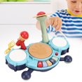thumbnail image 3 of Set de batería para niños, instrumentos para para niños pequeños de seguridad de seguridad multifuncional de color brillante, 3 of 7