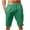 Green, variant on WXLWZYWL Plus Size Linen Shorts for Men Summer Soild Color Beach Shorts Lightweight Elastic Waist Cotton Shorts Casual Breathable Shorts