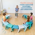 thumbnail image 3 of ECR4Kids Linking Stackable Classroom Stools, Portable Table, Flexible Seating, Contemporary, 4-Piece, 3 of 9