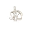 thumbnail image 3 of Elephant Pendant 16" Necklace Set Love Pearl Kit, Unisex Teens and Adults, Silver Color, 3 of 9
