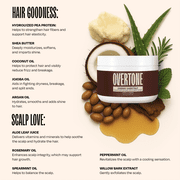 oVertone Color Depositing Semi-Permanent Hair Dye Conditioner - 8 oz for All Hair Types & Color-Treated Hair, Moisturizing Shea Butter & Coconut Oil - Vegan & Cruelty-Free, Cherry Chestnut