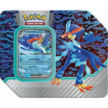 Pokemon Paldea Partners Quaquaval ex Tin (5 Booster Packs,1 Promo Foil Card & More)