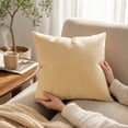 thumbnail image 5 of TACILIP Living Room Decor, 1PC Yellow Striped Solid Throw Pillow Cover Plaid Decorative Cushion Cover For Sofa Couch Bedroom Home Decor, Gifts for Family, 5 of 7