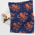 thumbnail image 6 of Yiaed Octopus Print Dog Blankets-Cat Blanket Washable for Couch Protection,Puppy Blanket, Soft Plush Reversible Throw Furniture Protector-Large, 6 of 8