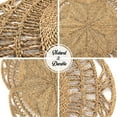 thumbnail image 7 of Boho Large Area Rug 4 ft Round Seagrass Handwoven Natural Fiber Rug for Living Room Bedroom Kitchen Soft Woven Rug Home Decor, 7 of 7