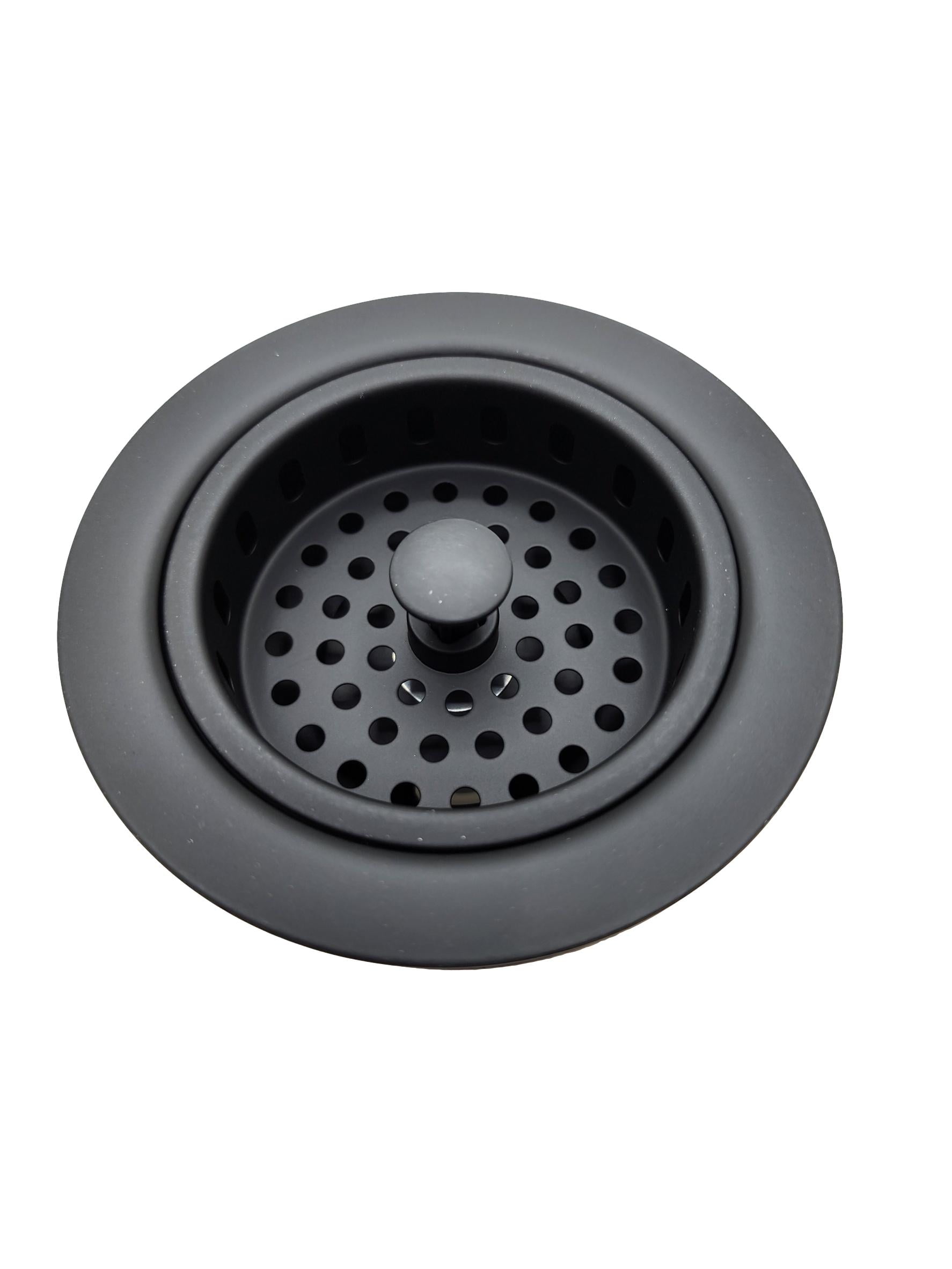Thrifco Kitchen Basket Strainer AssemblyMatte Black Finish 4405923