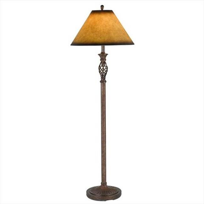 Cal Lighting BO231FL 150 W 3 Way Twisted Cage Floor Lamp