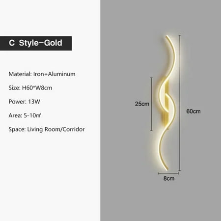 

LIGJUN gant modern and eco-friendly LED wall lights in sleek black design. Elevate the atmosphere of any room with these energy-efficient light fixtures. Transform your space with these
