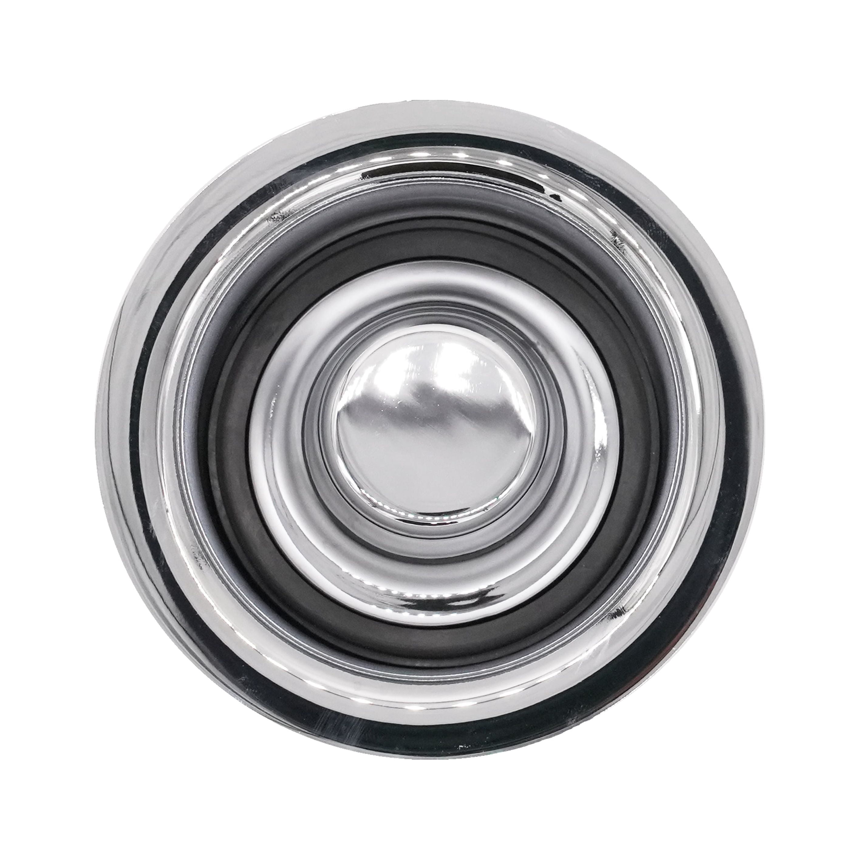 Westbrass D2082-26 3-1/2" Extra-Deep Collar Waste Disposal Flange & Stopper, Polished Chrome