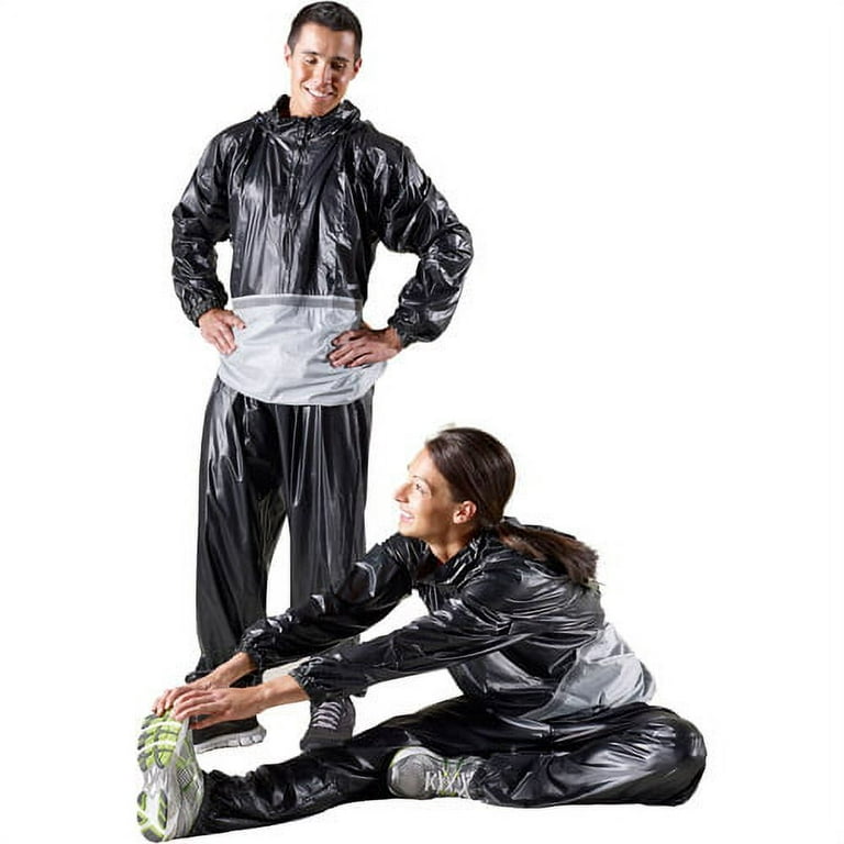 Gold's Gym Performance Sauna Suit, M/L with Durable PVC Material to Help  Trap Heat and Promote Sweating 